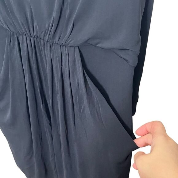 Marie Oliver New Layla Black Dress Women’s Size Medium Dolman Sleeve Pockets - Picture 6 of 13